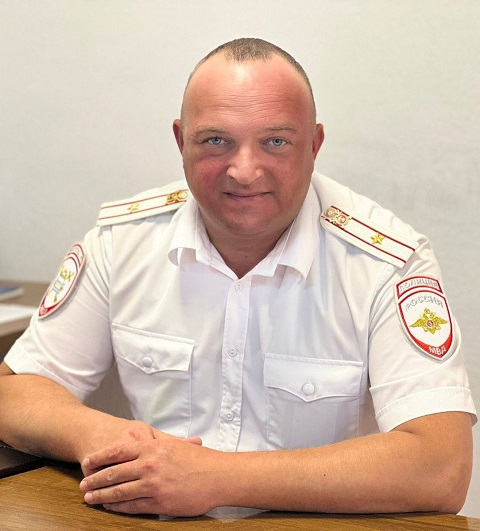 Обращение начальника Госавтоинспекции Новопокровского района майора полиции Валентина Зубова
